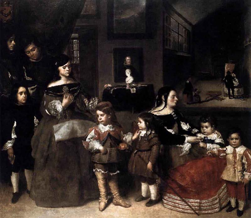 Juan Bautista Martinez del Mazo The Artists Family oil painting image